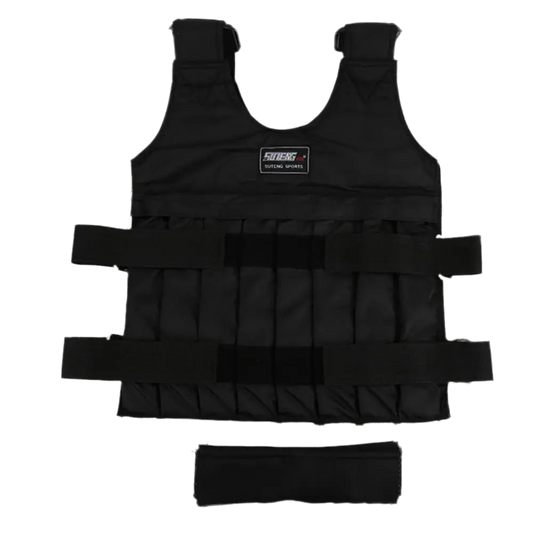 20Kg 50Kg Loading Weighted Vest Adjustable Exercise Training Fitness Jacket Gym Workout Boxing Vest Sand Fitness Waistcoat